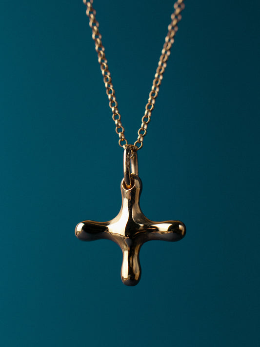 Pendant Cross Droplet