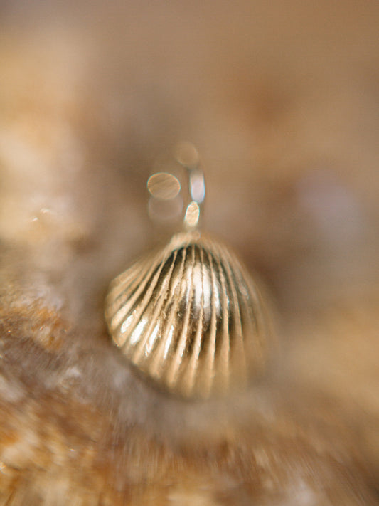 Золота підвіска Мушля