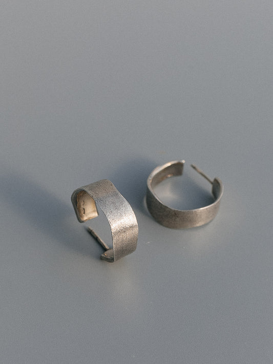 Earrings Soft waves wide