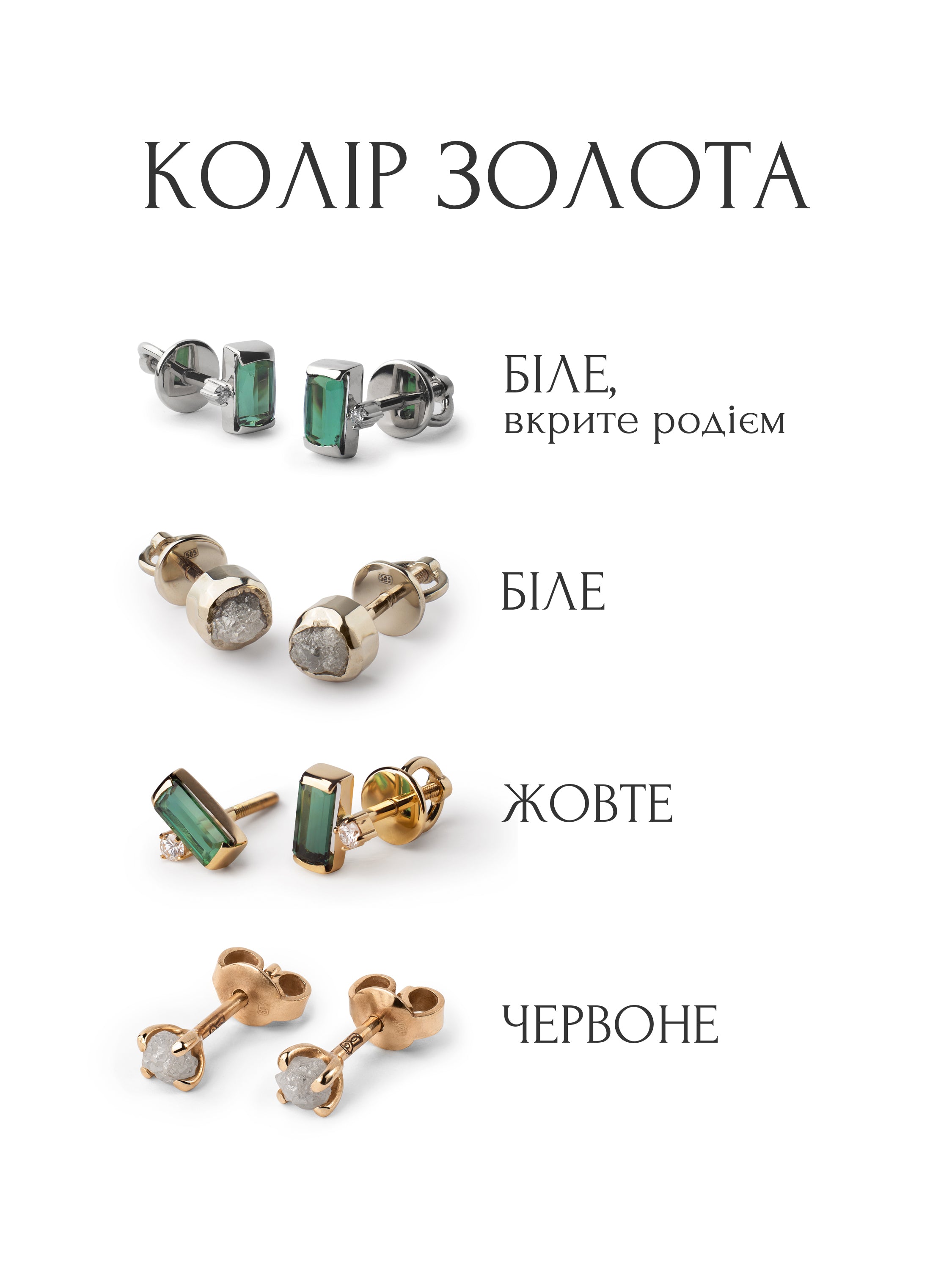 Золоті сережки з перлами