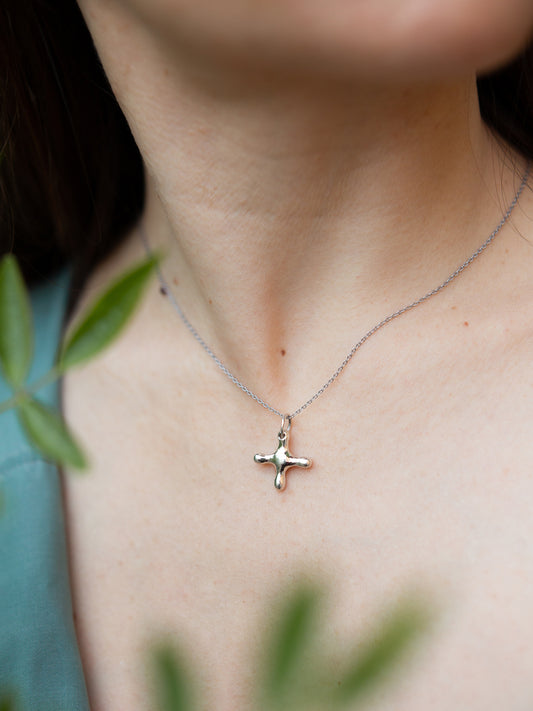 Pendant Cross Droplet
