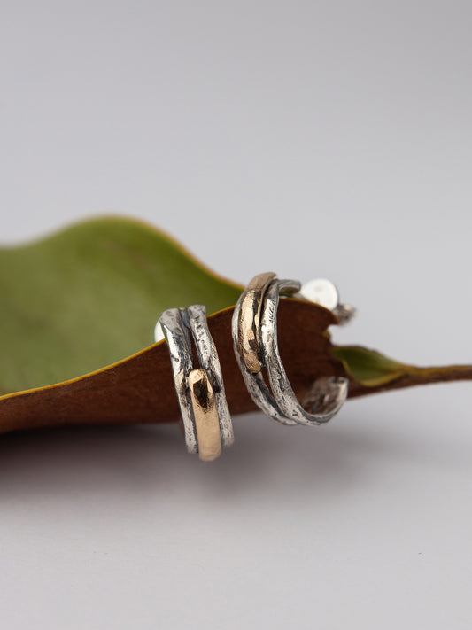 Сет розщеплені з золотою смужкою