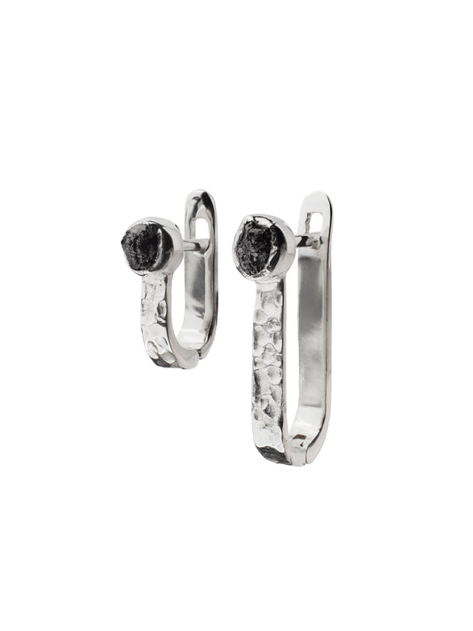 Асиметричні сережки з алмазами