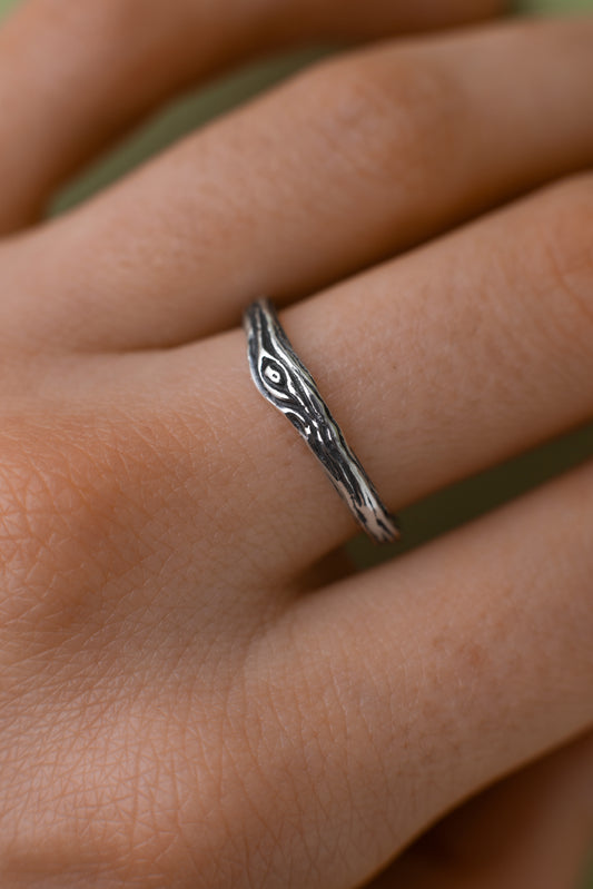 Pair of Wedding Rings Wood