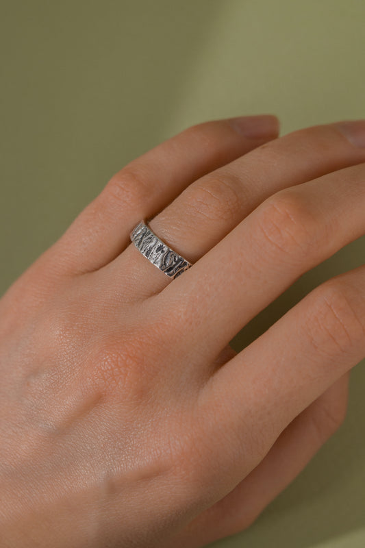 Tree Bark Ring (in stock)