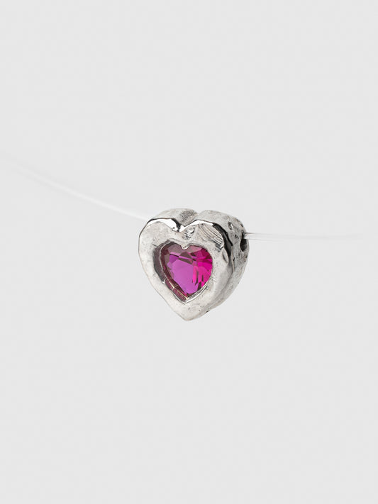 Pendant Heart on a fishing line