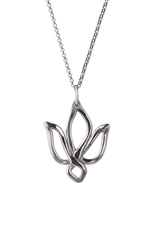 Кулон Тризуб Квітка