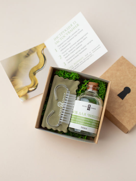Jewelry cleaning kit