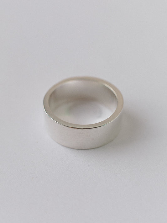 Wide polished ring