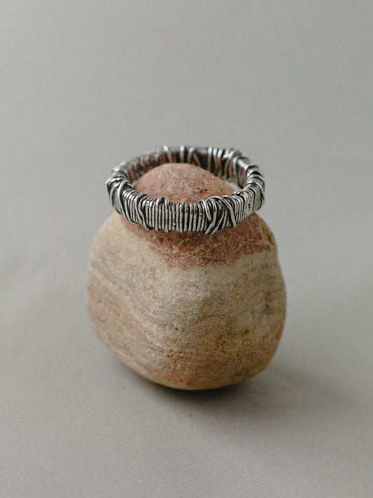 A ring wrapped in wire